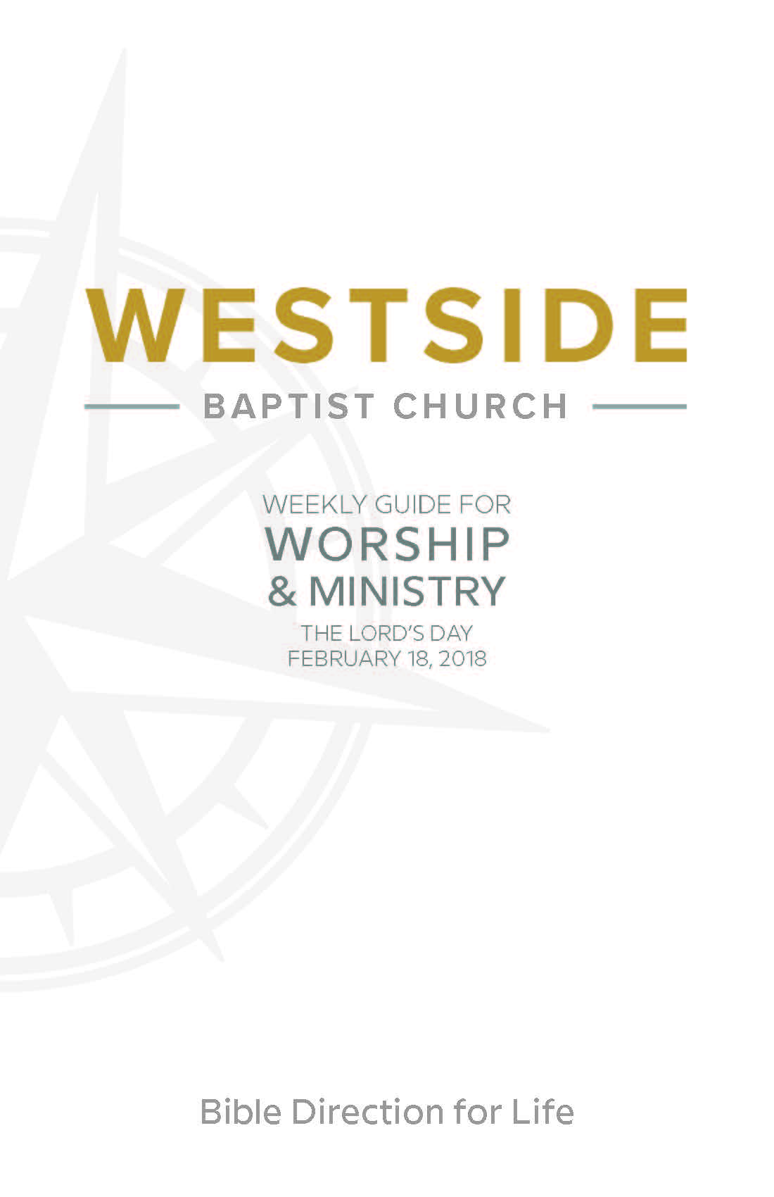 Weekly Guide for Worship and Ministry—February 18