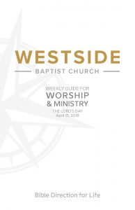 Weekly Guide for Worship and Ministry—April 15