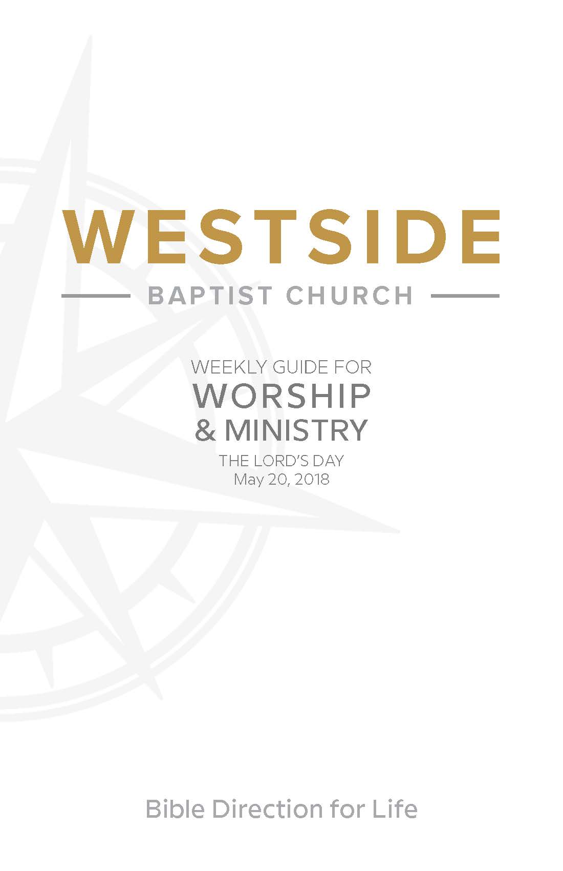 Weekly Guide for Worship and Ministry—May 20