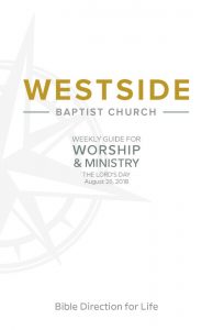 Weekly Guide for Worship and Ministry—August 26
