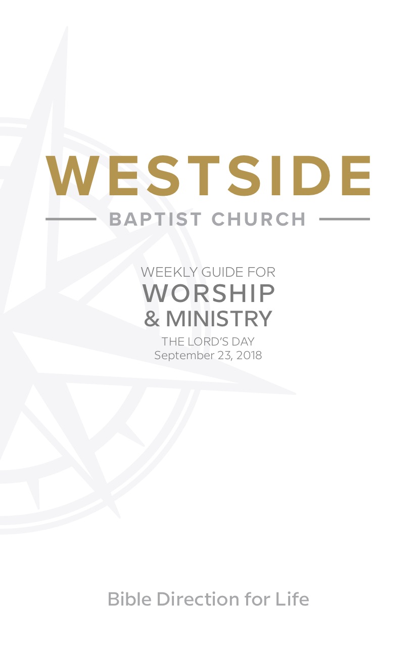 Weekly Guide for Worship and Ministry—September 23