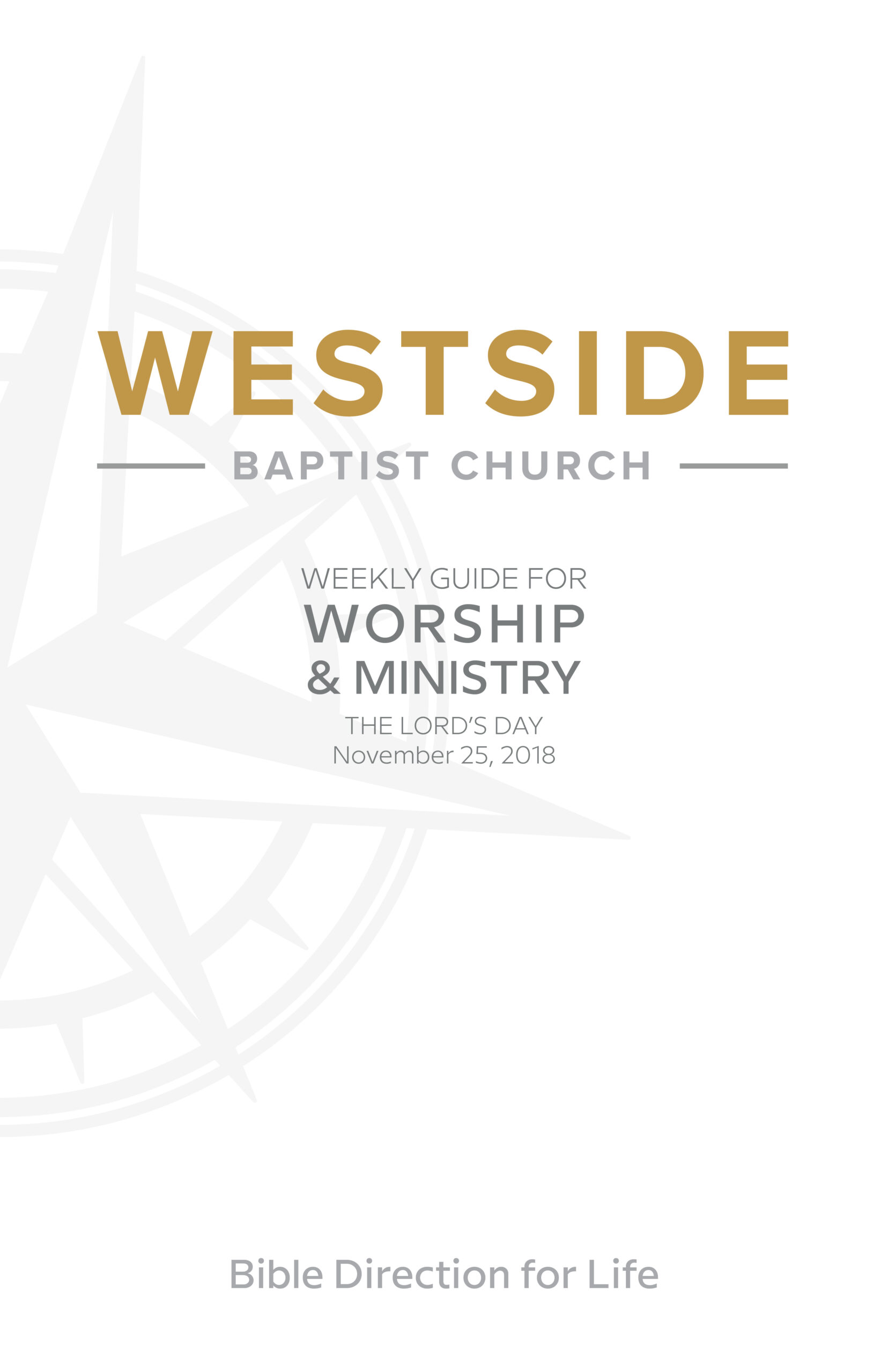 Weekly Guide for Worship and Ministry—November 25