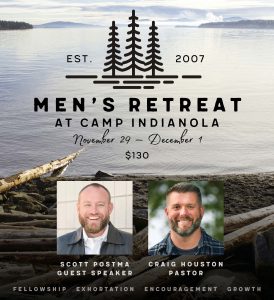 Men’s Retreat | November 29–December 1
